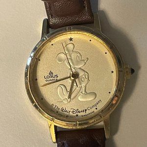 Vintage Mickey Mouse Disney Ladies Watch Gold